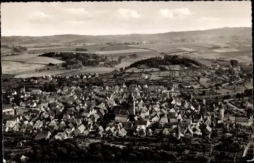 Ak Grebenstein in Nordhessen, Panorama vom Ort