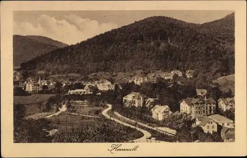 Ak Bad Herrenalb im Schwarzwald, Panorama vom Ort