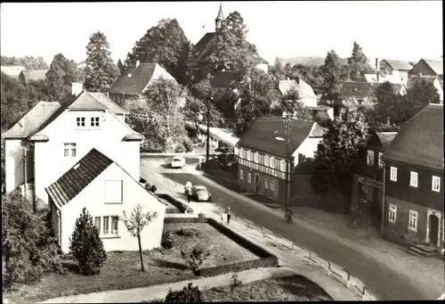 Ak Lawalde in der Lausitz, Straßenpartie