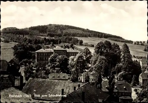 Ak Ebersbach in Sachsen, Blick zum Schlechteberg