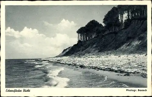 Ak Ostseebad Eckernförde, Strandpartie, Eckernförder Bucht