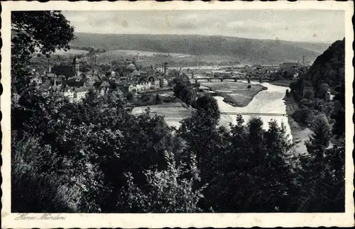 Ak Hann. Münden in Niedersachsen, Blick über den Ort