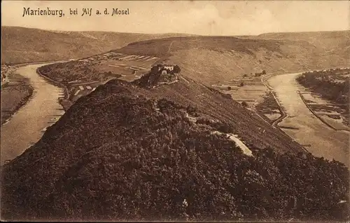 Ak Zell an der Mosel, Marienburg