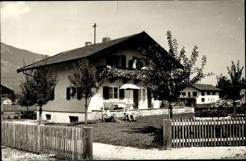 Foto Ak Unterwössen in Oberbayern, Haus Schlagbauer