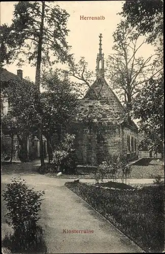 Ak Bad Herrenalb im Schwarzwald, Klosterruine