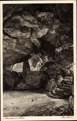 Ak Altenstein Maroldsweisach in Unterfranken, Altensteiner Höhle, der Dom