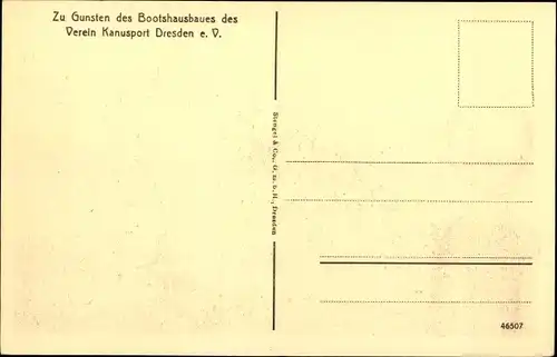 Ak Dresden Altstadt, Blick auf das italienische Dörfchen, Elbe