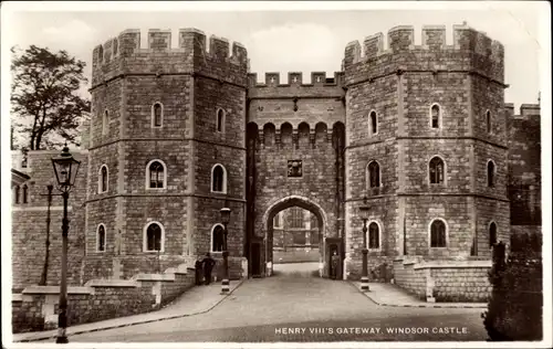 Ak Windsor Berkshire England, Henry VIII's Gateway, Windsor Castle