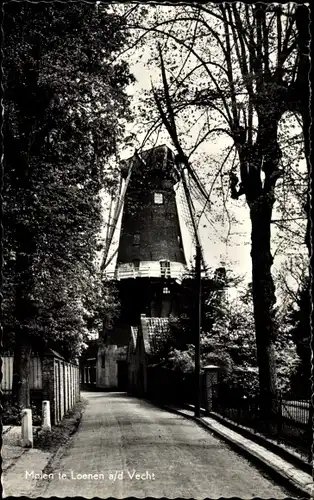 Ak Loenen aan de Vecht Utrecht, Molen, Windmühle