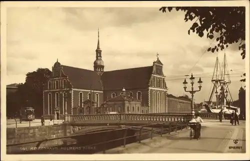 Ak København Kopenhagen Dänemark, Holmens Kirche, Holmens Kirke