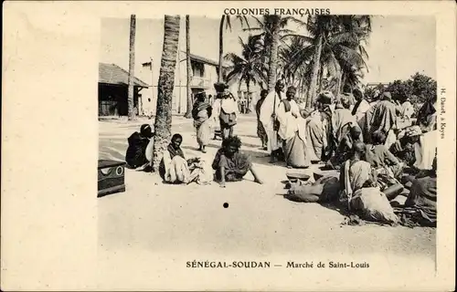 Ak Soudan Senegal, Marché de Saint Louis