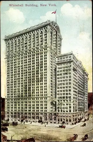 Ak New York City USA, Whitehall Building