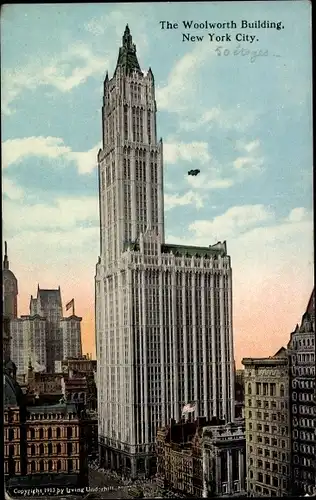 Ak New York City USA, The Woolworth Building