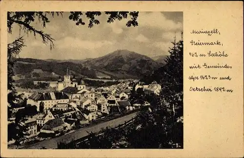Ak Mariazell Steiermark, Gemeindealpe, Oetscher