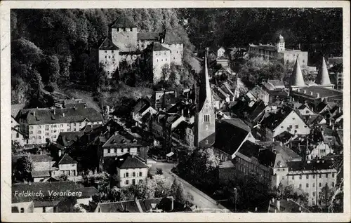 Ak Feldkirch Vorarlberg, Stadtansicht, Kirche