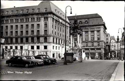 Ak Wien 1 Innere Stadt, Hoher Markt