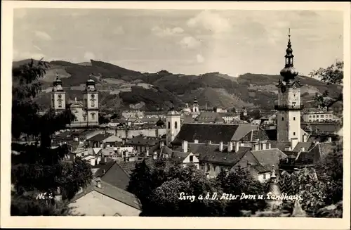 Ak Linz an der Donau Oberösterreich, Alter Dom und Landhaus