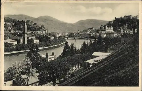 Ak Salzburg in Österreich, Panorama, Schutzverein Männer-Ortsgruppe des Vereines Südmark