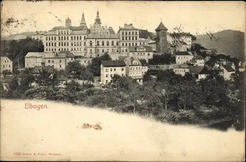 Ak Loket Elbogen Region Königgrätz, Panorama