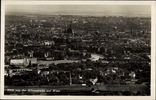 Ak Wien 1 Innere Stadt, Panorama von Höhenstraße