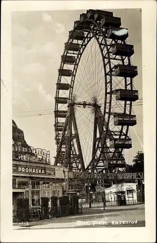 Ak Wien 2 Leopoldstadt, Prater, Riesenrad