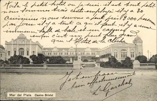Ak Mar del Plata Argentinien, Casino Bristol
