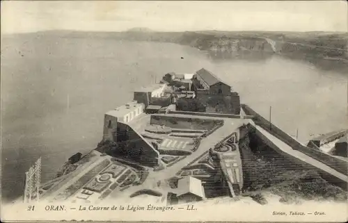 Ak Oran Algerien, La Caserne de la Legion Etrangere