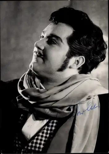 Ak Sänger und Dirigent Peter Schreier, Portrait, Autogramm