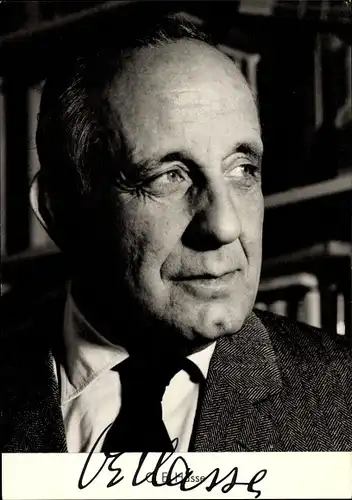 Ak Schauspieler O. E. Hasse, Portrait, Autogramm