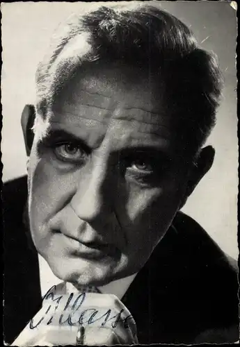 Ak Schauspieler O. E. Hasse, Portrait, Autogramm