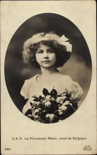 Ak La Princesse Marie José de Belgique