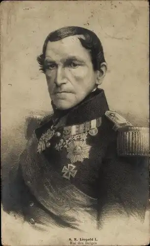 Künstler Ak Leopold I, Roi des Belges