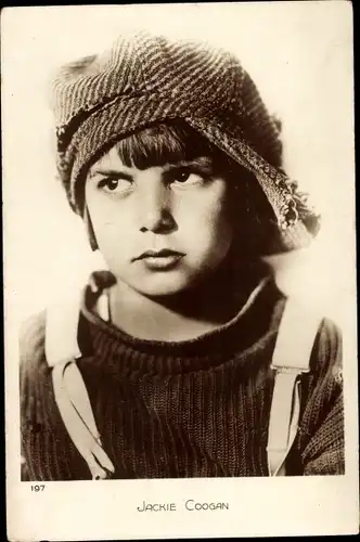 Ak Schauspieler Jackie Coogan, Portrait