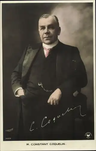 Ak Schauspieler Constant Coquelin, Portrait