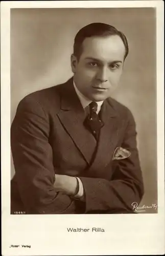 Ak Schauspieler Walter Rilla, Portrait