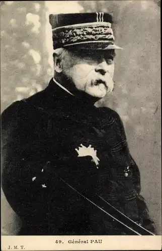 Ak General Paul Pau, Heerführer, Französische Armee, Portrait, Uniform