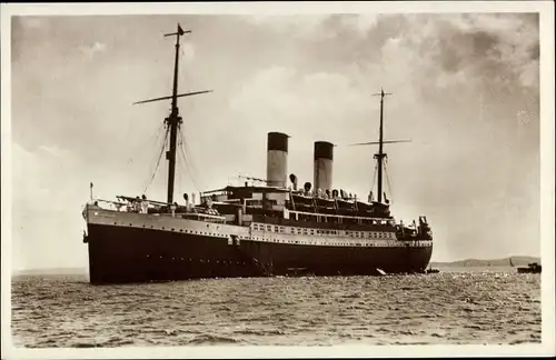 Ak Dampfschiff Monte Sarmiento, HSDG, Zweischrauben Motorschiff