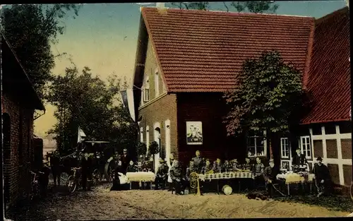 Ak Rundheide Halle in Westfalen, Gastwirtschaft und Restauration H. Hawerkamp