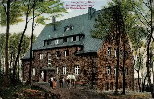 Ak Langenberg Velbert im Rheinland, neue Jugendherberge am Rheinlandsender