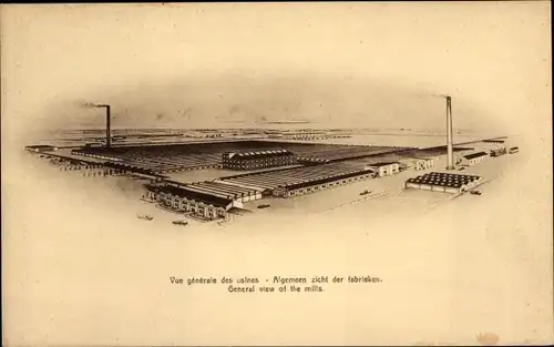 Ak Brüssel Belgien, Usines Societe Anonyme Flandria, Vue generale des usines