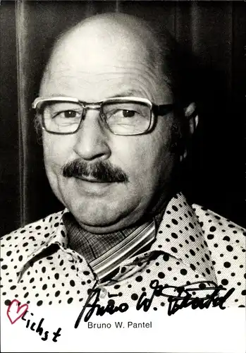 Ak Schauspieler Bruno W. Pantel, Portrait, Brille