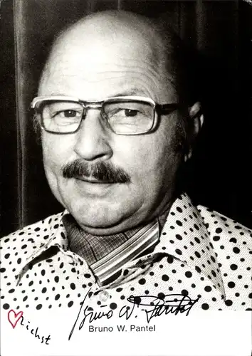 Ak Schauspieler Bruno W. Pantel, Portrait, Brille