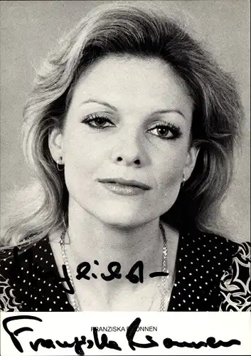 Ak Schauspielerin Franziska Bronnen, Portrait, Autogramm