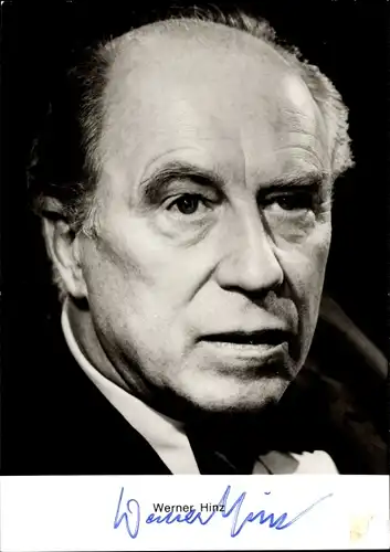 Ak Schauspieler Werner Hinz, Portrait