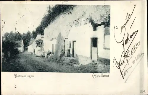 Ak Geulhem Valkenburg aan de Geul Limburg Niederlande, Rotswoningen