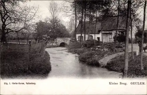 Ak Geulem Houthem Limburg Niederlande, Kleine Brug