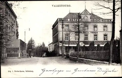 Ak Valkenburg Limburg Niederlande, Grand Hotel Ubaghs Vossen