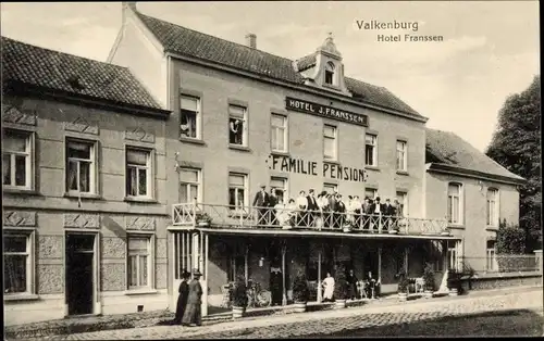 Ak Valkenburg Limburg Niederlande, Hotel J. Franssen