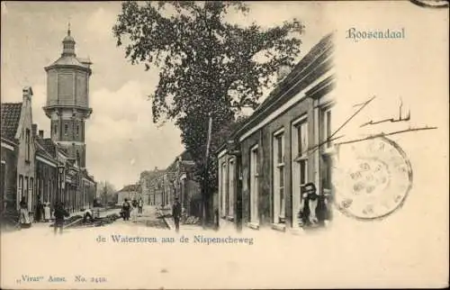 Ak Roosendaal Nordbrabant Niederlande, De Watertoren aan de Niepenscheweg