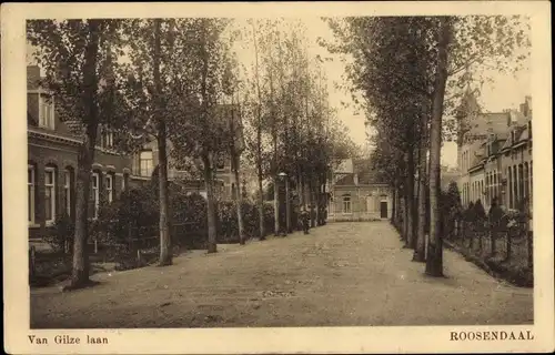 Ak Roosendaal Nordbrabant Niederlande, Van Gilze laan